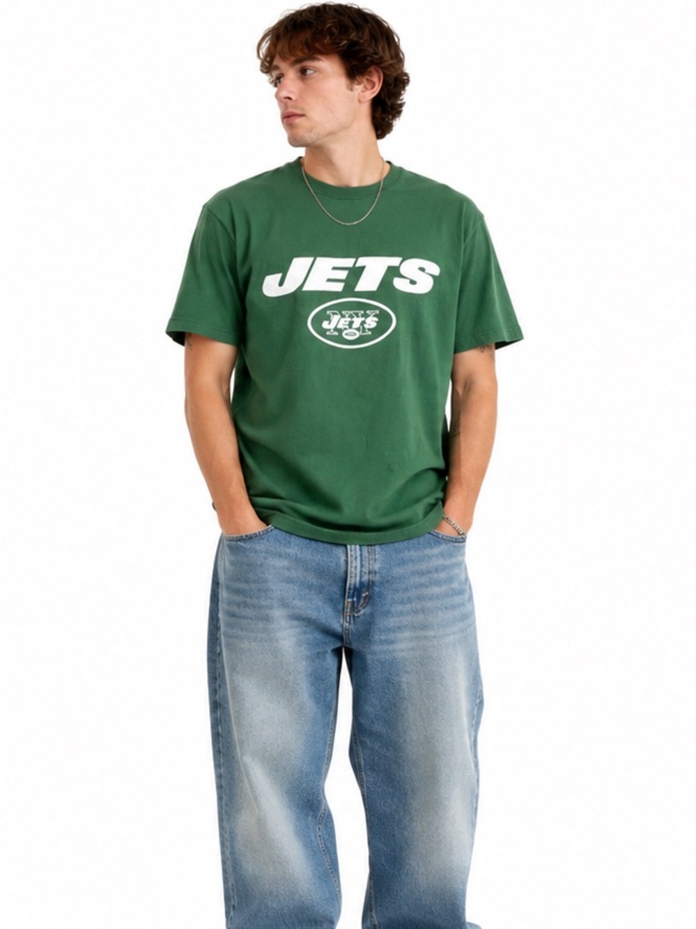 Nike New York Jets NFL Team Apparel Green Logo T-Shirt Men’s XL